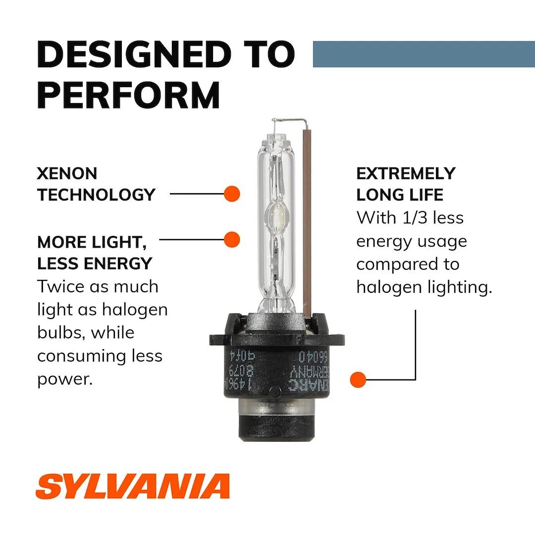 D2S.PB1 – SYLVANIA Headlight Bulb, D2S HID (High Intensity Discharge) Bulb Clear Single - view 3